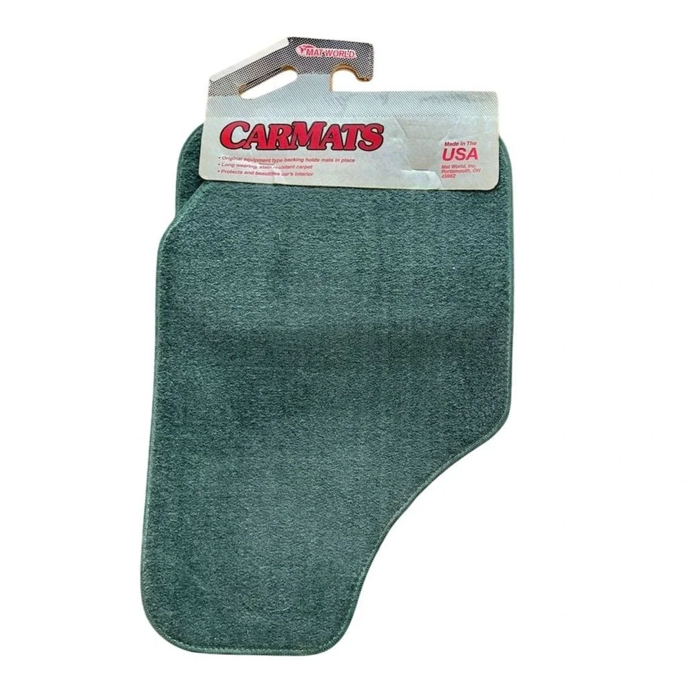 Vintage USA made Mat World‎ Car Floor Mats 227 Willow NWT car mats new old stock